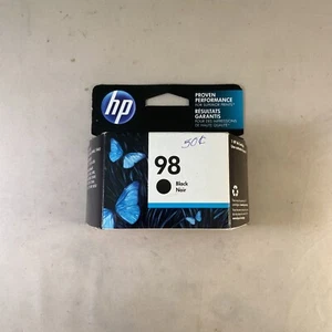 Genuine HP Inkjet Cartridge #98 Black - New in Box! - Picture 1 of 3