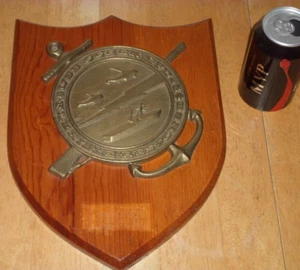 [LPD-5] U.S.S. OGDEN- US NAVY WARSHIP, 3-D BRASS METAL EMBLEM, WALL PLAQUE SIGN - Picture 1 of 8