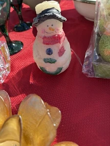 Candle Snowman - Picture 1 of 1