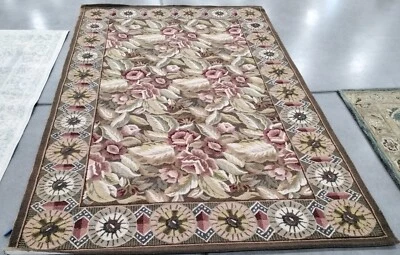 BROWN 5'-3" X 8'-3" Back Stain Rug, Reduced Price 1172753952 HK1A-5 - Image 1 of 4