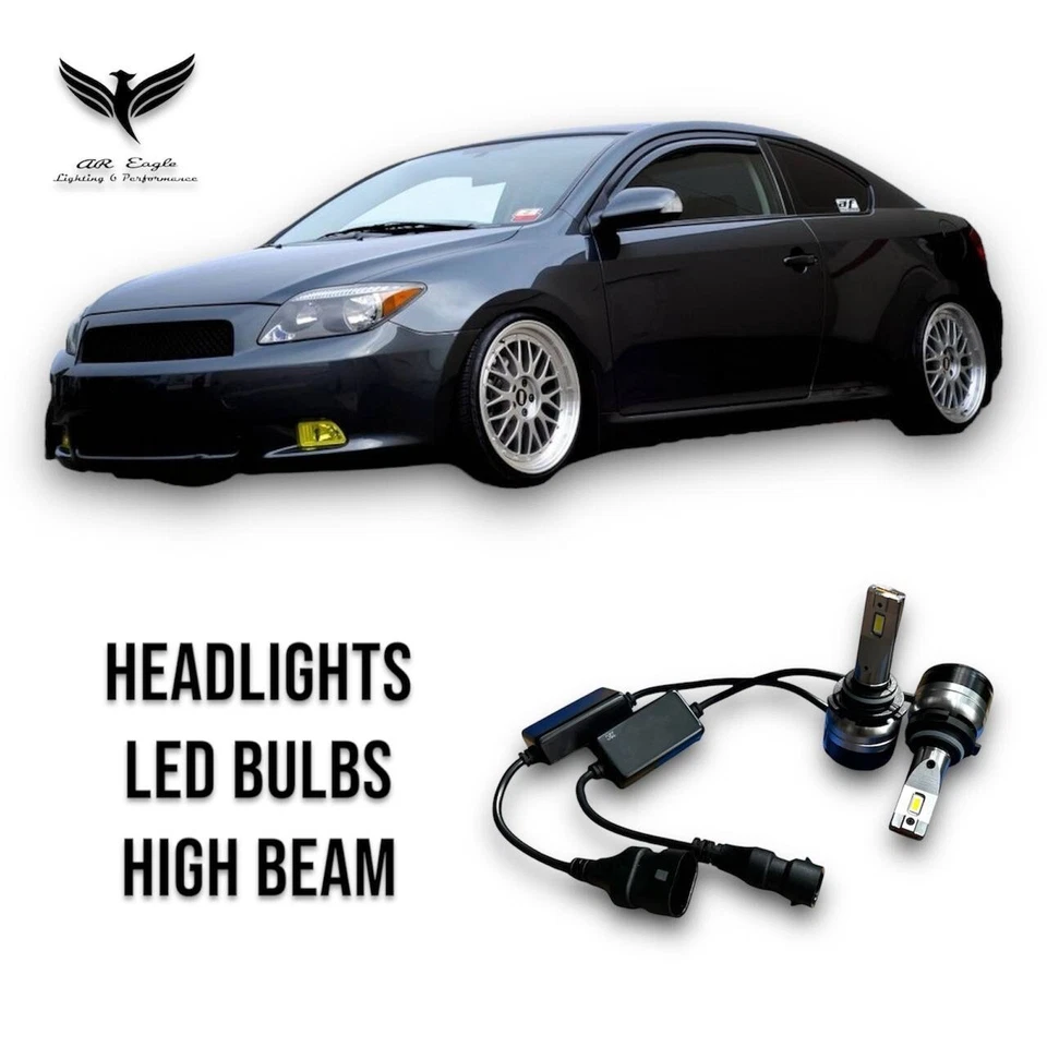 Faro Scion tC 2004-2007 bombillas LED haz alto blanco 6500K 24000Lms Foto 1 de 4