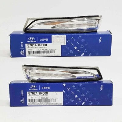 Genuine Side Mirror Turn Signal Repeater Lamp LH RH 2EA For Hyundai Accent 11-14 - Изображение 1 из 4