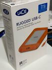 LaCie - Rugged 1TB External USB-C, USB 3.1 Gen 1 Portable Hard Drive