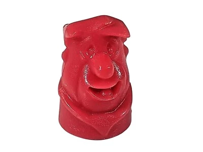 Deslizador de rodillos FRED FLINTSTONE ROJO plástico juguete guijarros cereal premium vintage Foto 1 de 4