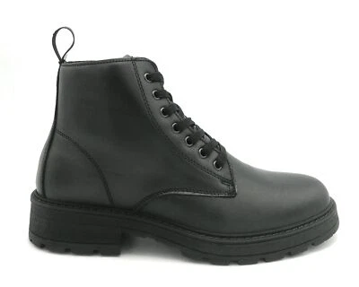 Igi e co 6612300 anfibio pelle nero lacci cerniera suola carro armato - Immagine 1 di 4