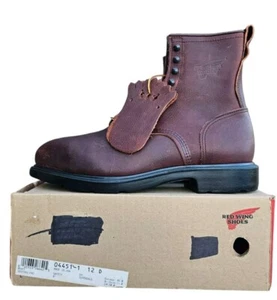 Red Wing 4451 Supersole Boots Men's Size 12 D (Steel Toe) NEW OLD STOCK - Picture 1 of 9