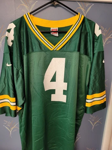 Geeen Bay Packers Brett Favre Jersey Nike Men’s Size Extra Large XL NFL Cover