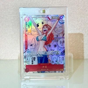 NAMI MANGA ALT ART OP01-016 R ONE PIECE CARD THE BEST PRB-01 COMIC PARALLEL 2024 - Picture 1 of 8