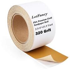 PSA Sandpaper Roll 320 Grit Self Adhesive Sticky Back Longboard Sand Paper 2-...