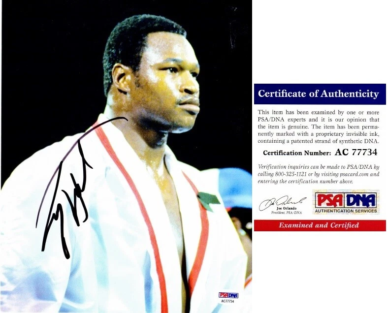 Larry Holmes Signed - Autographed Boxing 8x10 inch Photo + PSA/DNA AUTHENTICITY - Image 1 of 1