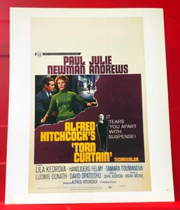 Torn Curtain Alfred Hitchcock Movie/Film Poster Art PICTURE / PRINT 12" x 9.5" - Picture 1 of 3