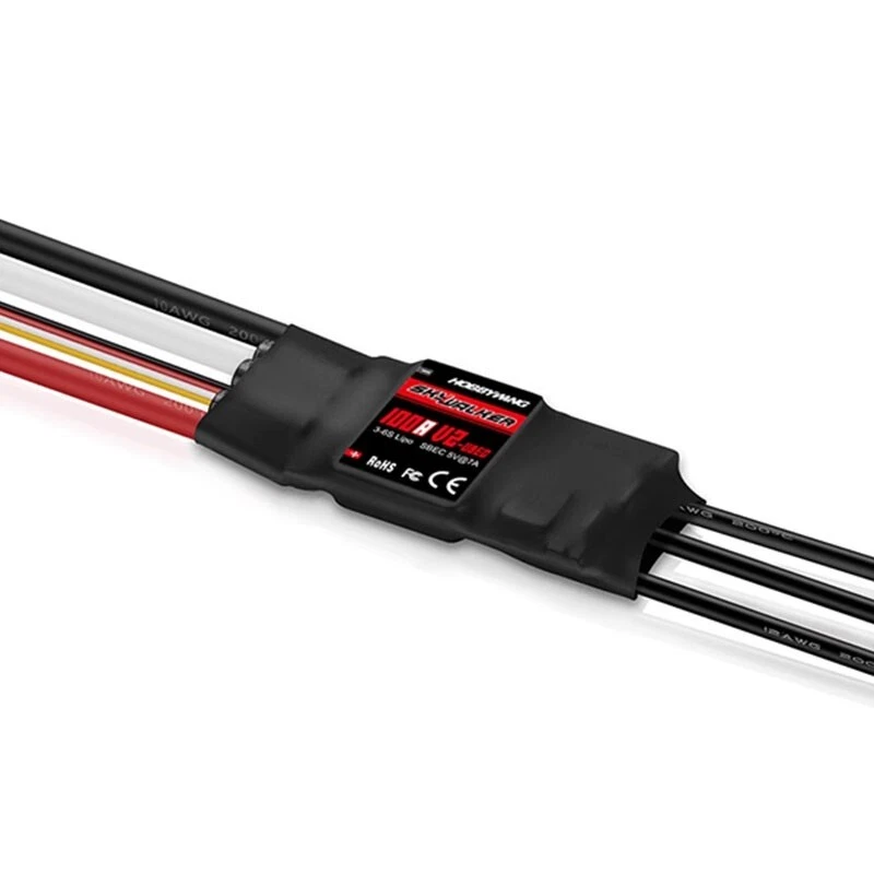Hobbywing SkyWalker 100A V2 Brushless ESC with Reverse Brake for FPV Drones os67 - Image 1 of 1