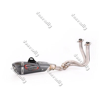 For Kawasaki Z650 Ninja 650 2012-2023 Full Motorcycle Exhaust Pipe System Header - Image 1 of 4