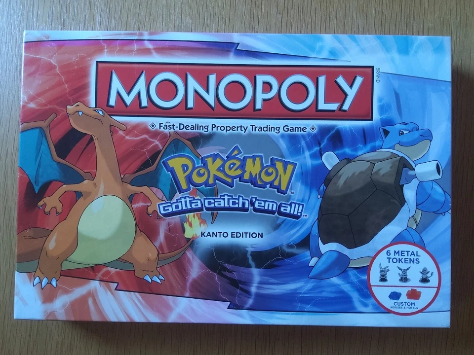 MONOPOLY POKEMON KANTO EDITION | 100% Complete | Hasbro Games | Great Condition - Image 1 of 4