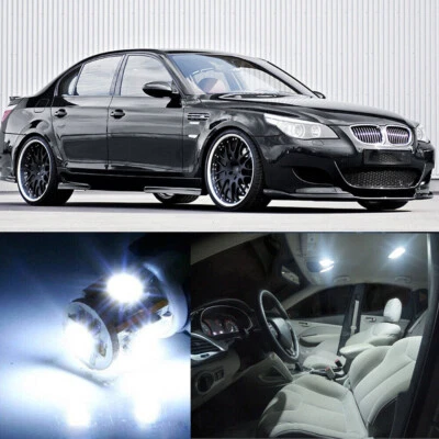 Kit de 17 bombillas interiores LED blancas brillantes para BMW Serie 5 E60 M5 2003-2010 Foto 1 de 4