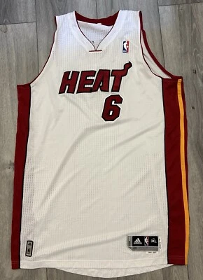 LeBron James Adidas Rev30 Jersey Miami Heat 2010-2011 RARE Size 3XL +2 - Image 1 of 4