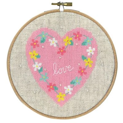 KIT PUNTO DE CRUZ VERVACO 0155663 AMOR CONTADO   Foto 1 de 2