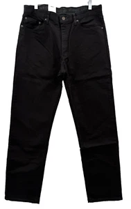 Wrangler Men’s 34W x 32L Black Jeans Authentic Comfort Flex Waist Relax Fit NWT - Picture 1 of 15