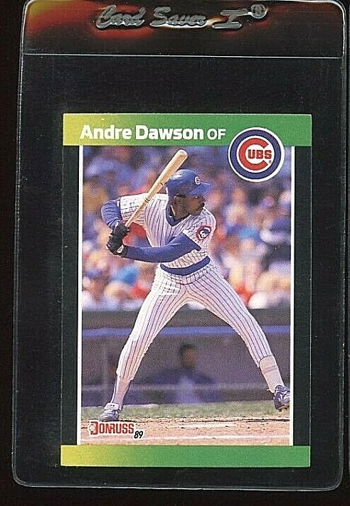 1989 DONRUSS BASEBALLS BEST #4 ANDRE DAWSON CHICAGO CUBS  - Image 1 of 1