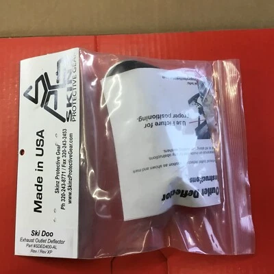 Defletor de saída de escape Skinz - Defletor Ski-Doo - Alumínio polido Rev Xp - Imagem 1 de 3