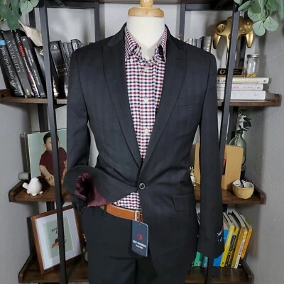 Abrigo Blazer Deportivo Ben Sherman Plectrum Para Hombre Un Botón Elastizado Comodidad 38L NUEVO Foto 1 de 4