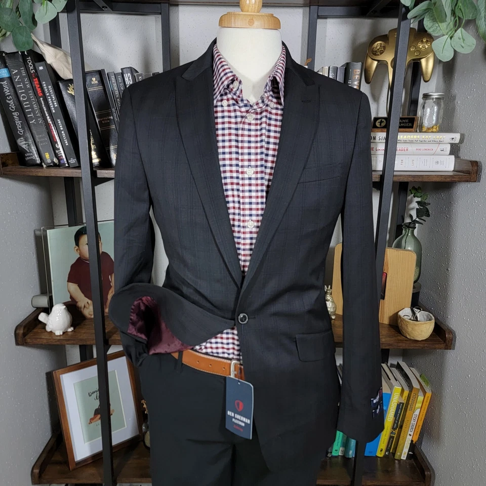 Abrigo Blazer Deportivo Ben Sherman Plectrum Para Hombre Un Botón Elastizado Comodidad 38L NUEVO Foto 1 de 4