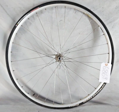 Rueda delantera para bicicleta de carretera Shimano RX100 700c plateada 100 mm 32S PV HB-A550 EE. UU. Envío Foto 1 de 4