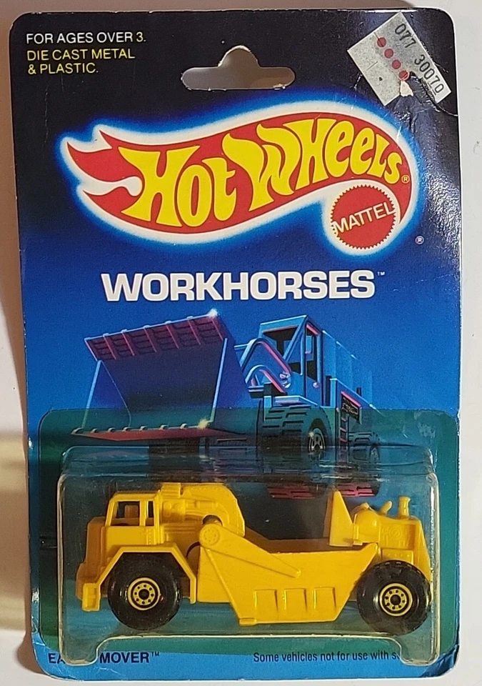 1986 Hot Wheels Workhorses Cat Earth Mover No. 3715