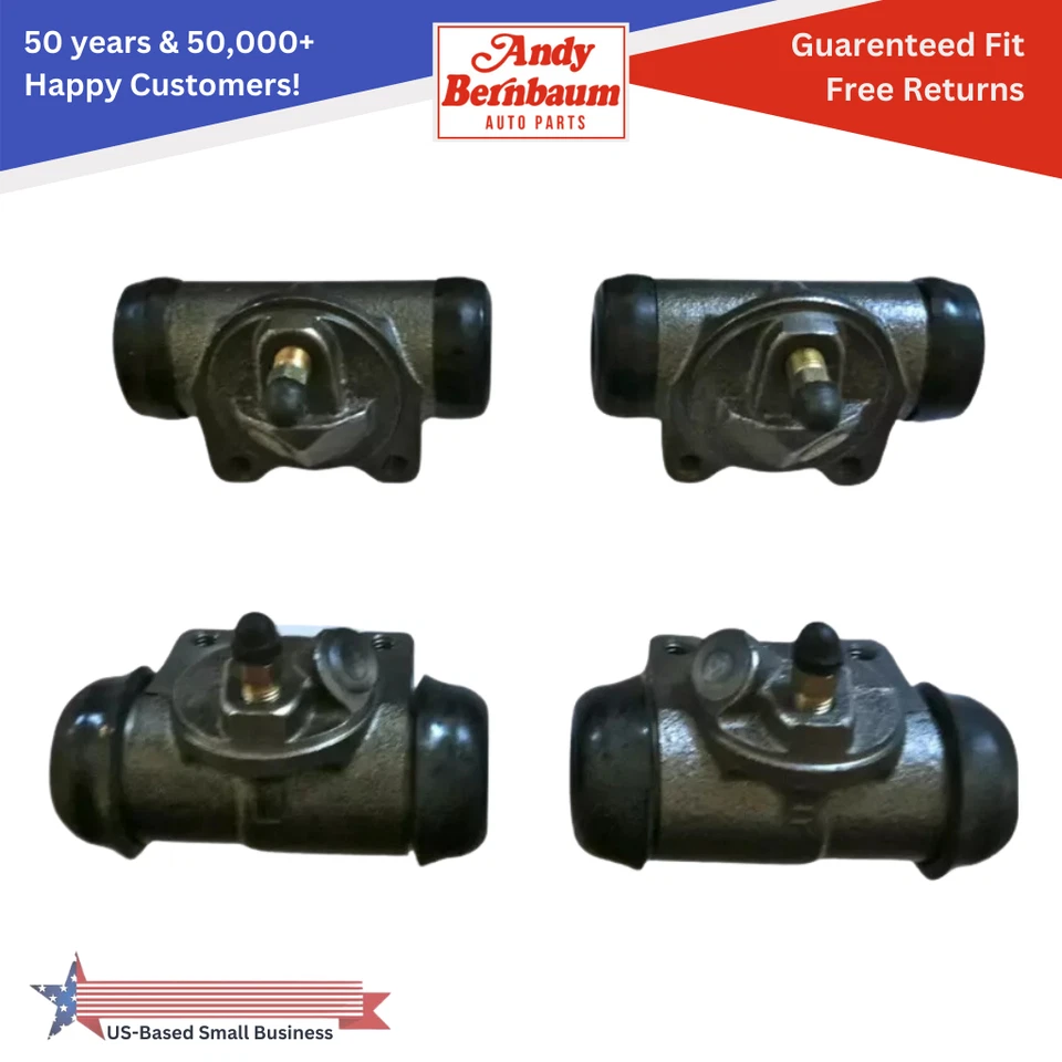 For 1940-1942 Dodge Deluxe Front And Rear Brake Wheel Cylinders Set of Four - Image 1 of 4