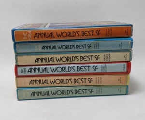 Lot of 6 Books Annual World’s Best SF Science Fiction 87 88 89 84 81 - Picture 1 of 3