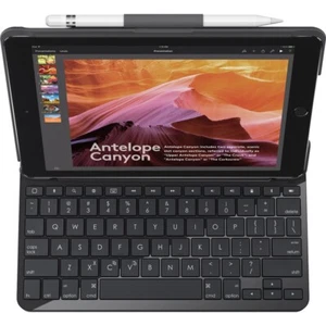 Logitech SLIM FOLIO Keyboard Case For 9.7" IPad 5th/6th Gen - Picture 1 of 2