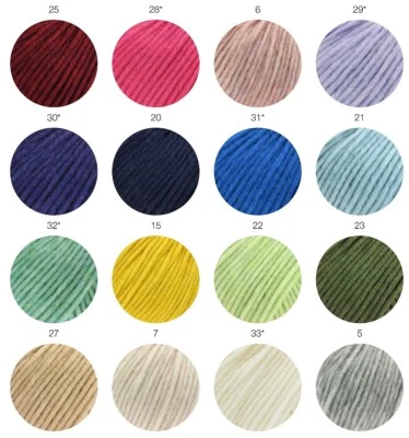 LANA GROSSA Lala Berlin Lovely Cotton,  50g Schurwoll/Baumwolle - Farbauswahl - Bild 1 von 3