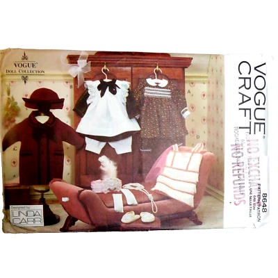 Vogue Craft 8648 Outfits 18 in. Dolls American Girl Vintage 1993 By Linda Carr - Image 1 of 4