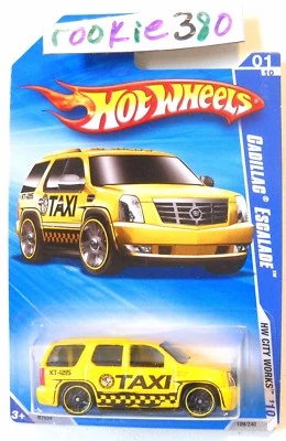 2010 Hot Wheels HW CITY WORKS #109 ∞ CADILLAC ESCALADE ∞ '07 2007 METAL BODY - Image 1 of 2