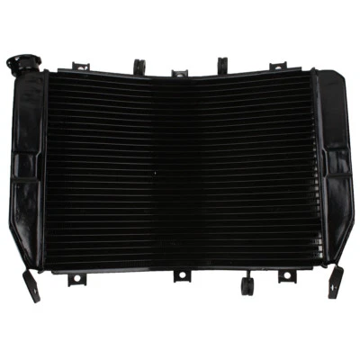 Engine Cooling Radiator Cooler Fit For Kawasaki Ninja ZX6R ZX636 2003 2004 Black - Image 1 of 4