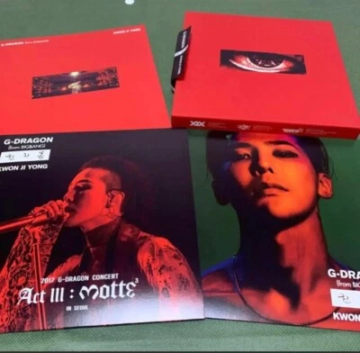 BIGBANG G-DRAGON KWON JI YONG Act III: Motte Mini Album Solo CD 2DVD Photo Book Foto 1 de 4