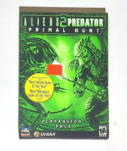 Aliens Versus (vs) Predator 2: Primal Hunt Expansion Pack. New/Sealed. Rare! - Picture 1 of 6