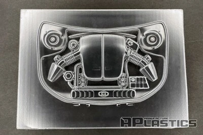 RC Drift Car Body Shell Parts 1:10 S85 BMW B50 Engine Bay Clear NEW APlastics - Image 1 of 4