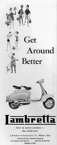 Scooter Lambretta LI 150 1962 "Get Around Better" anuncio impreso original - Imagen 1 de 1