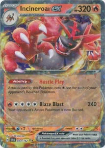 Incineroar ex - 034/162 Double Rare SV05: Temporal Forces - Picture 1 of 1