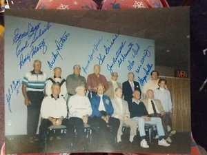 Philadelphia Athletics Signed 8X10 Reunion Complete (12) Photo Bobby Shantz - Picture 1 of 3