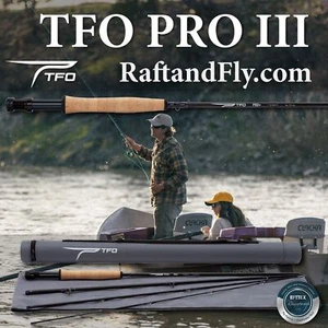 TFO Pro III 4wt 8'6" Fly Rod - Lifetime Warranty - FREE SHIPPING - Picture 1 of 4