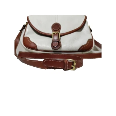 Vintage 90's Liz Claiborne Ladies Equestrian Satchel Leather Bucket Bag  - Image 1 of 4