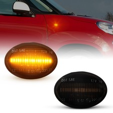 Led Seitenblinker passend für alle FIAT 500, 500C, 500L | BJ ab 2007- | SCHWARZ Led Seitenblinker passend für alle FIAT 500, 500C, 500L | BJ ab 2007- | SCHWARZ