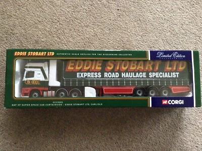 Corgi Modern Truck CC13201 DAF XF 95 CURTAINSIDE TRAILER EDDIE STOBART LTD - Image 1 of 3