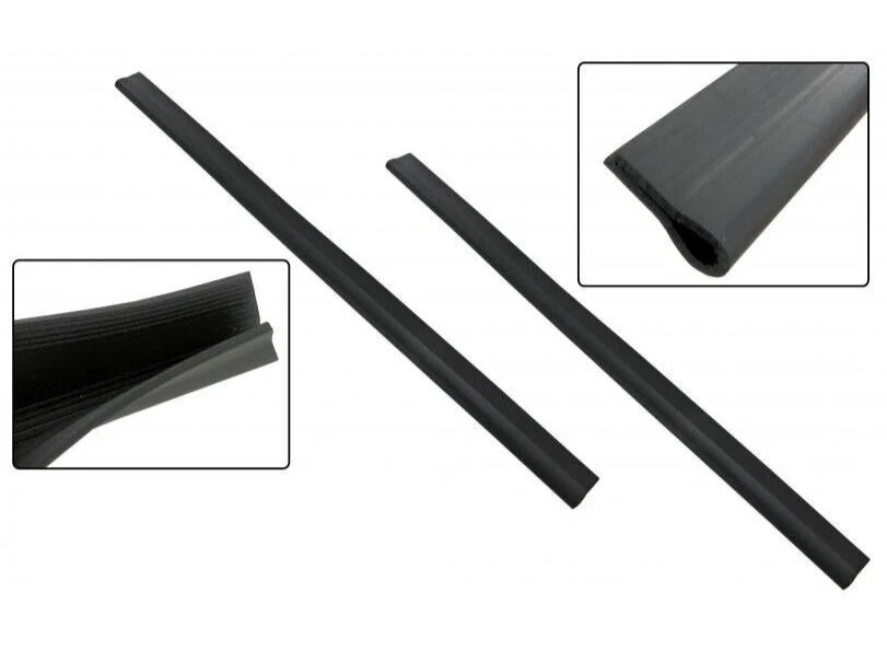 WINDOW LIFT RAIL SEALS SET OF 2 VOLKSWAGEN T1 BUG BEETLE 1952-78 T2 BUS 1968-79 - Image 1 of 1
