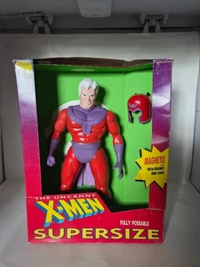 Marvel X-Men Magneto Supersize Fully Poseable Action Figure with Helmet - Picture 1 of 16