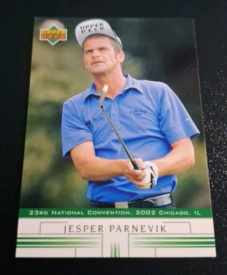2002 UPPER DECK NATIONAL CONVENTION SP #N-12 JESPER PARNEVIK SWEDEN NRMT-MT!!! - Image 1 of 2