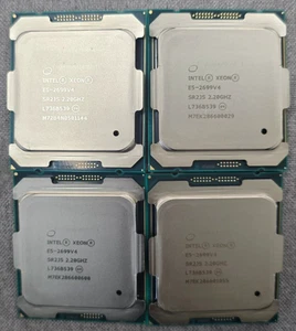 4 processeurs Intel Xeon E5-2699V4 SR2JS 55 Mo 22 cœurs 145 W tirage propre - Photo 1/1