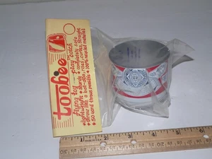 Vintage TooBee The Amazing Flying Can New In Sealed Package Budweiser Beer Can - Picture 1 of 3